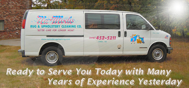 Nu-Mode cleaning van ready to serve you